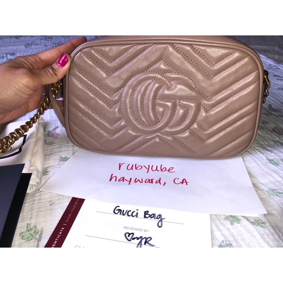 SOLD‼️Gucci Marmont Small Dusty Pink Purse - Picture 3 of 8